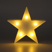 Load image into Gallery viewer, Star Shaped LED Night Light Table Lamp
